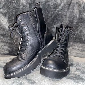 Black Combat Boots